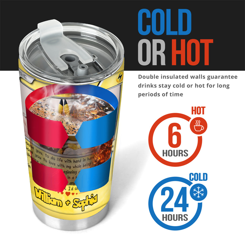 I Choose You - Personalized Monster Trainer Tumbler