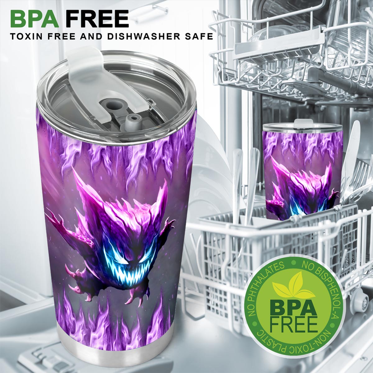 Sip From The Shadows - Personalized Monster Trainer Tumbler
