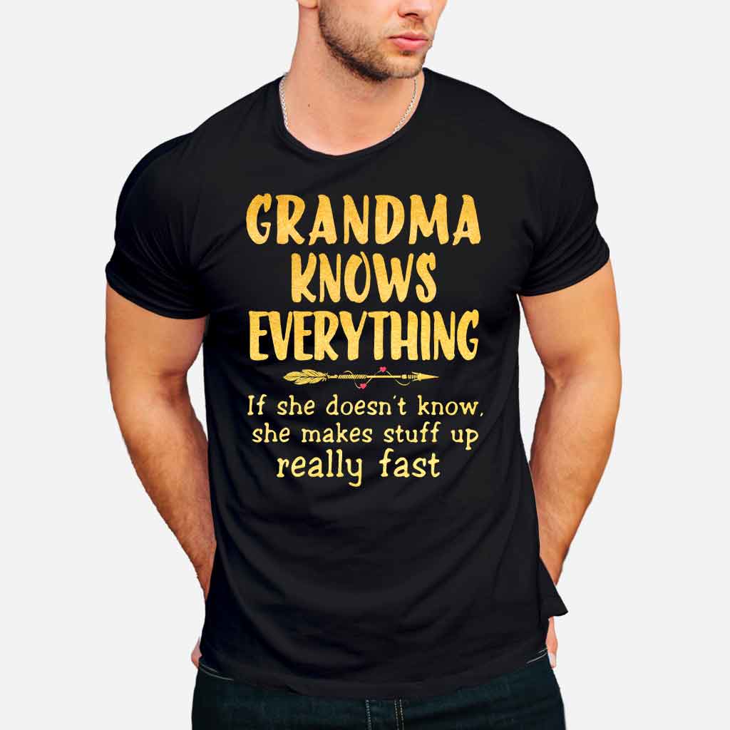 Grandma Knows Everything  T-shirt And Hoodie 072021