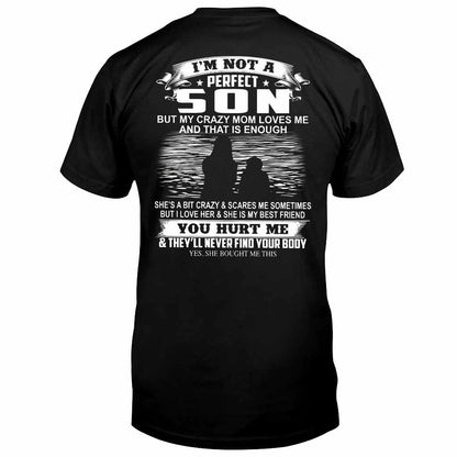 I'm Not A Perfect - Son T-shirt And Hoodie 072021