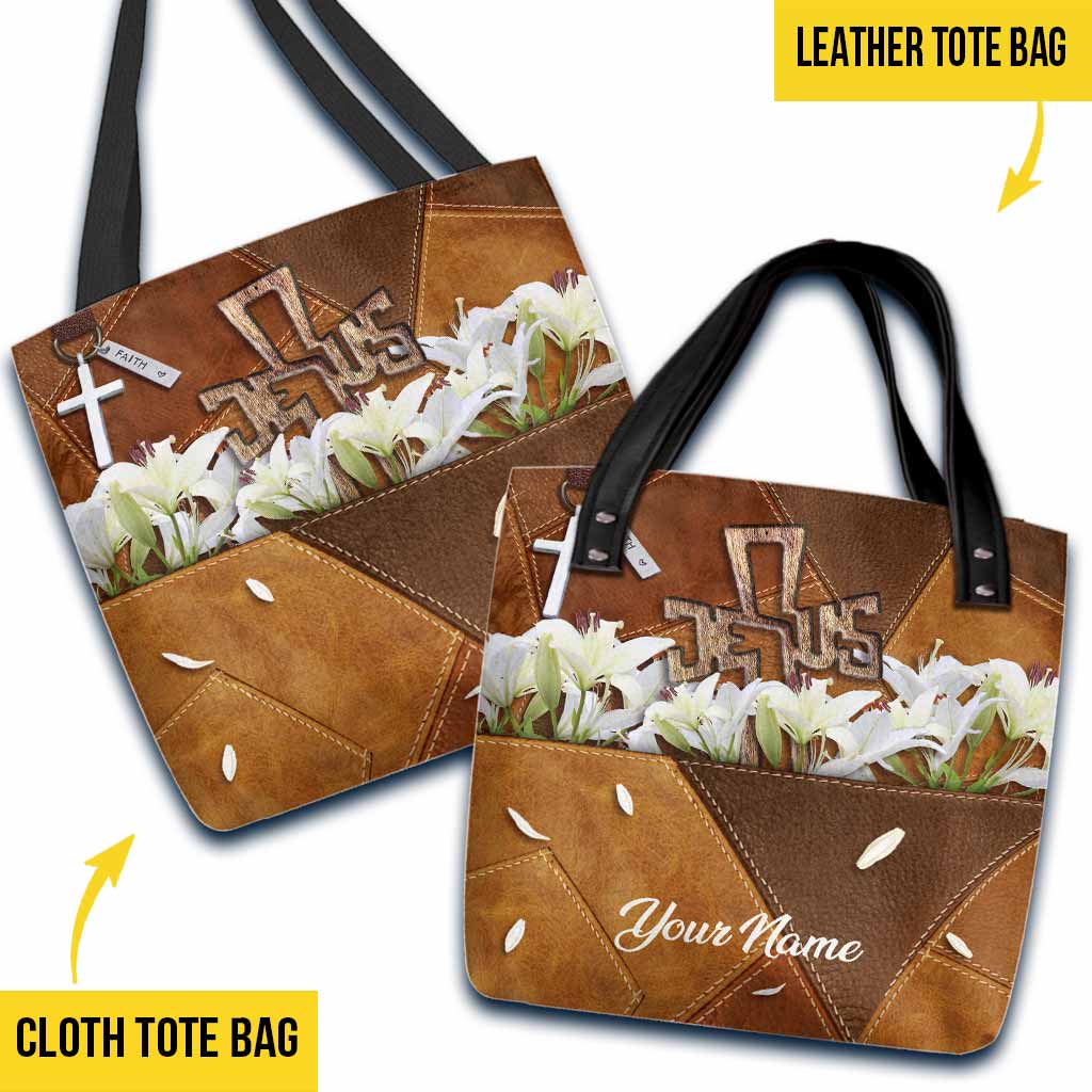 Faith - Jesus Christian Personalized  Tote Bag