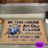 An Old Drummer Personalized Doormat
