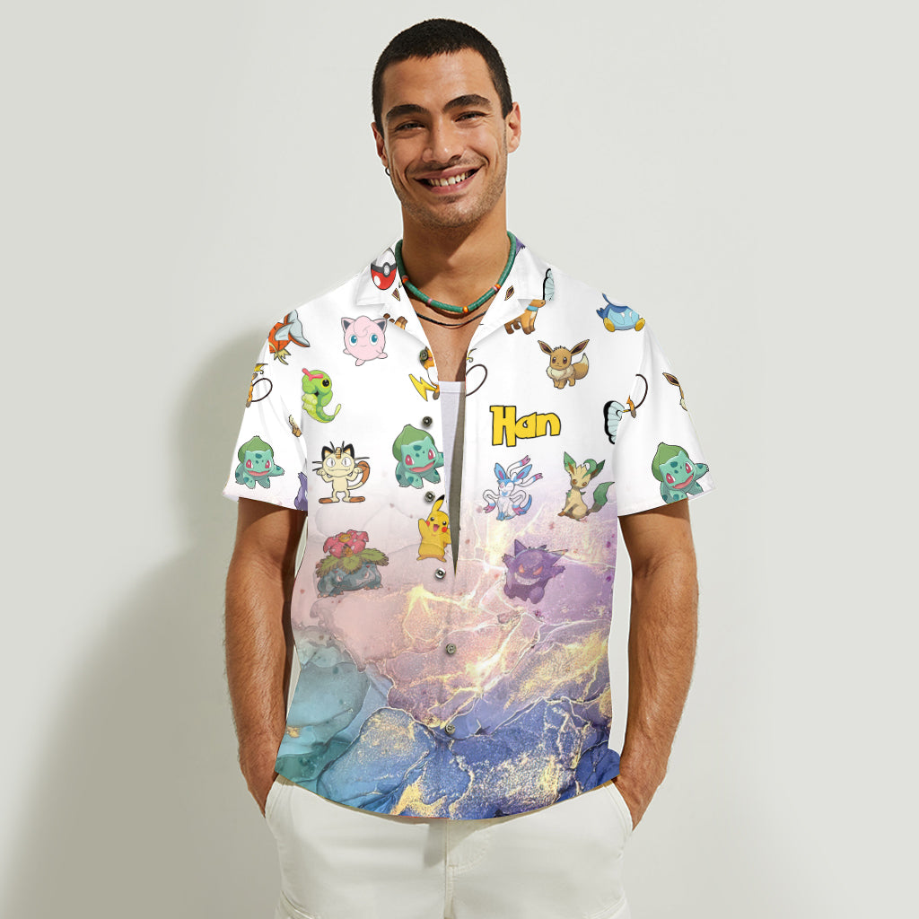 This Is What An Awesome Monster Trainer Looks Like - Personalized Monster Trainer Hawaiian Shirt