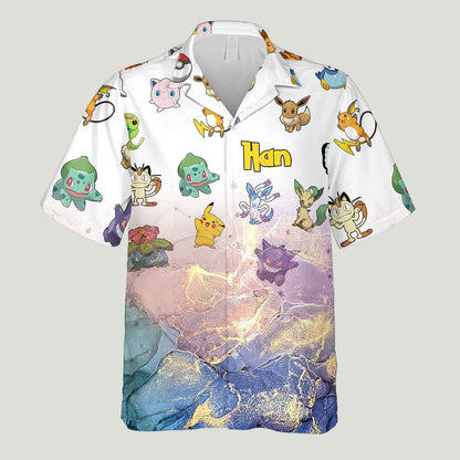 This Is What An Awesome Monster Trainer Looks Like - Personalized Monster Trainer Hawaiian Shirt