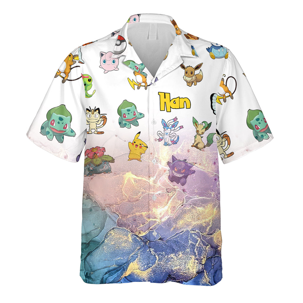 This Is What An Awesome Monster Trainer Looks Like - Personalized Monster Trainer Hawaiian Shirt