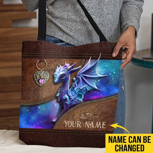 Love Dragons Personalized Tote Bag