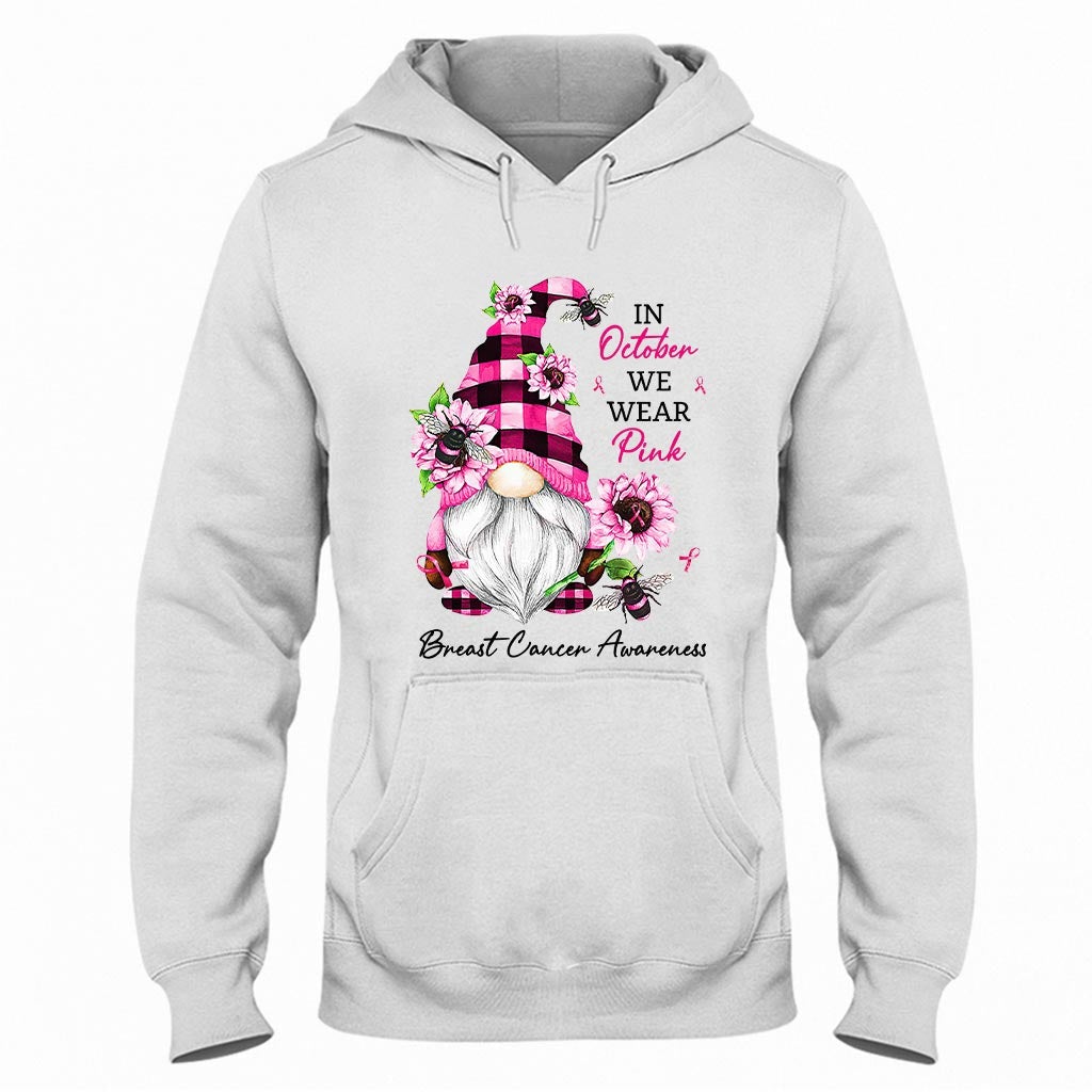 In October We Wear Pink Breast Cancer Awareness T-shirt and Hoodie 092021