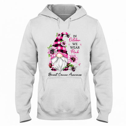 In October We Wear Pink Breast Cancer Awareness T-shirt and Hoodie 092021