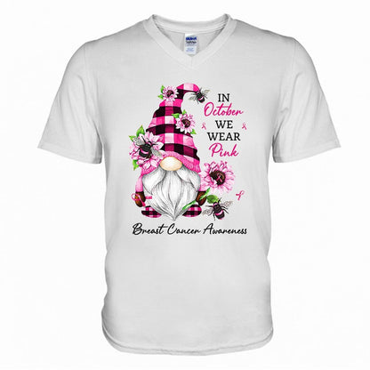 In October We Wear Pink Breast Cancer Awareness T-shirt and Hoodie 092021