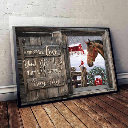 Those We Love Don't Go Away - Horse Poster