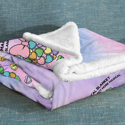 Grandma's Sweat Hearts - Personalized Valentine Grandma Blanket