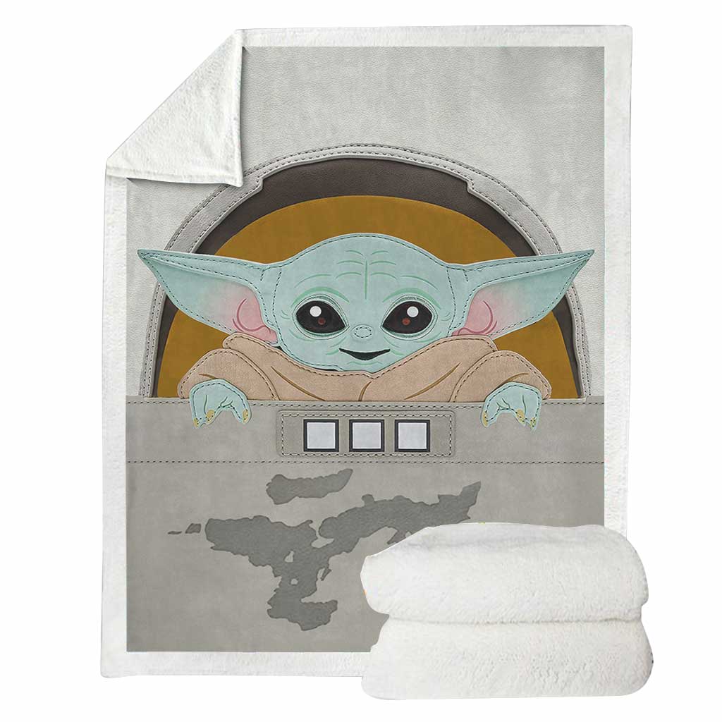 Cute Baby - Personalized The Force Blanket