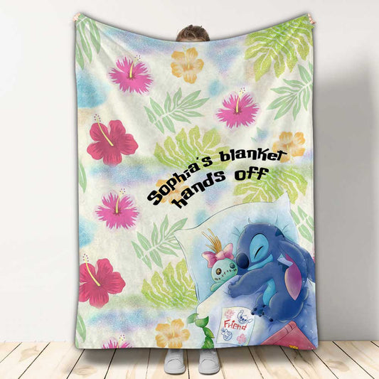 Hands Off - Personalized Ohana Blanket