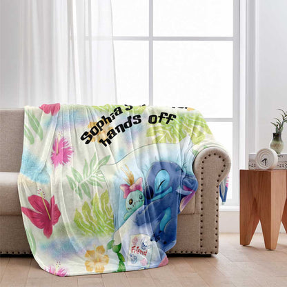 Hands Off - Personalized Ohana Blanket