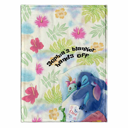 Hands Off - Personalized Ohana Blanket