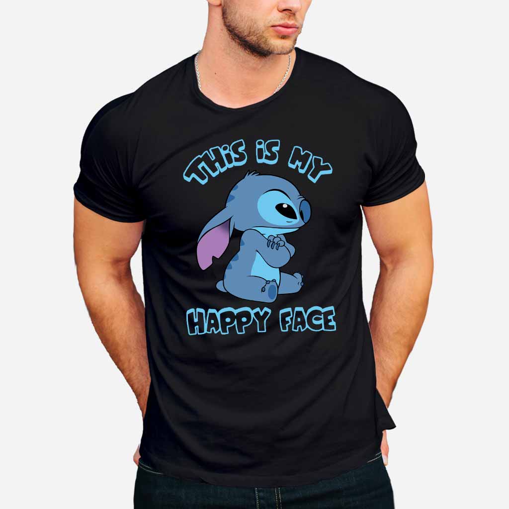 This Is My Happy Face - T-shirt and Hoodie