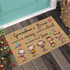 Grandma&#39;s House - Personalized Mother&#39;s Day Grandma Doormat With Coir Pattern Print