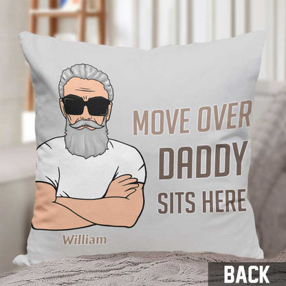 Reserved For Daddy - Personalized Father's Day Throw Pillow