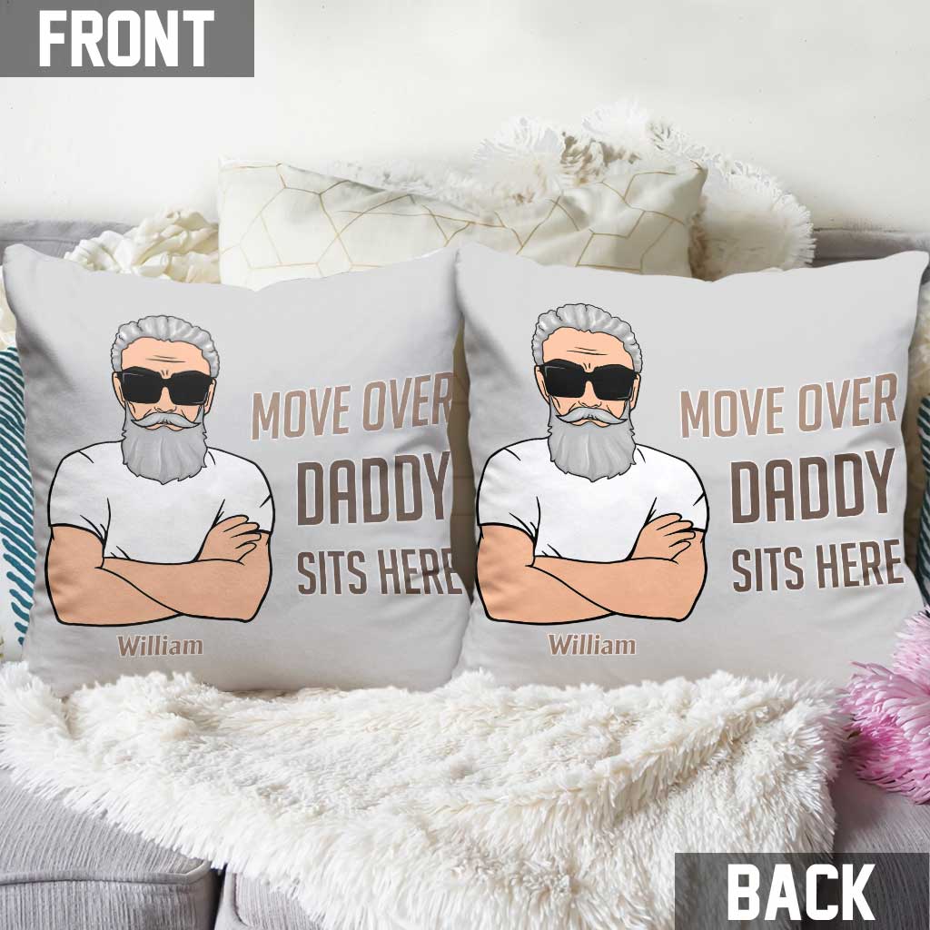 Reserved For Daddy - Personalized Father's Day Throw Pillow