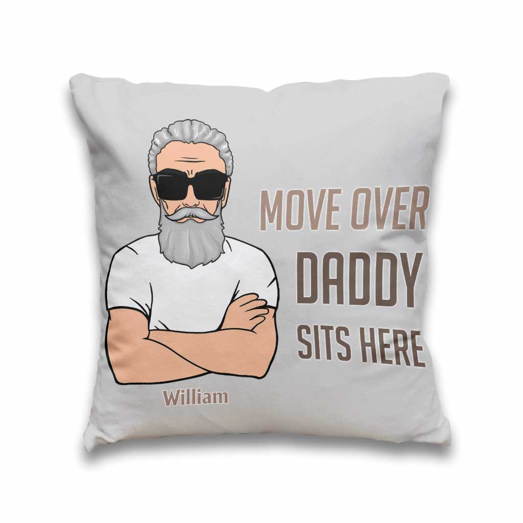 Reserved For Daddy - Personalized Father's Day Throw Pillow