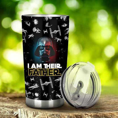 I Am There Father - Personalized Father's Day The Force Tumbler