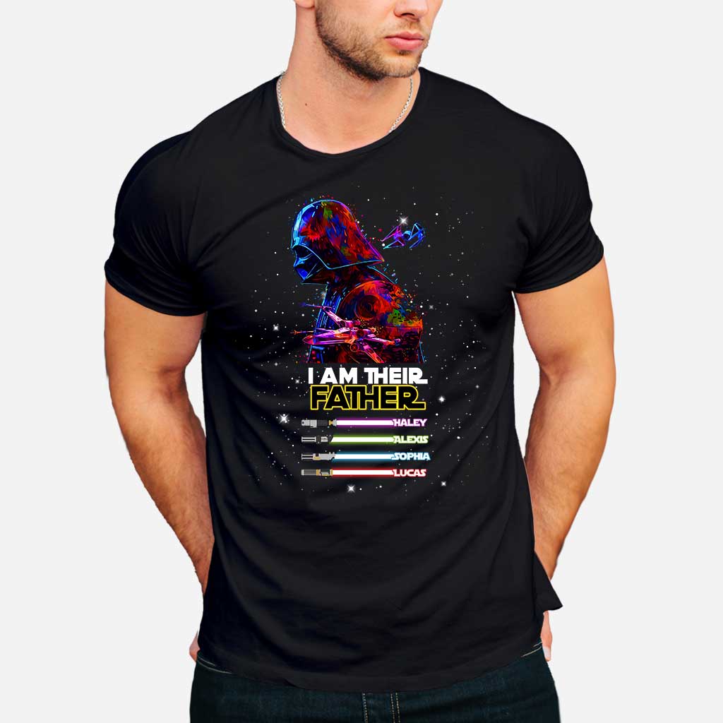 I Am Their Father - Personalized Father's Day The Force T-shirt and Hoodie abtest