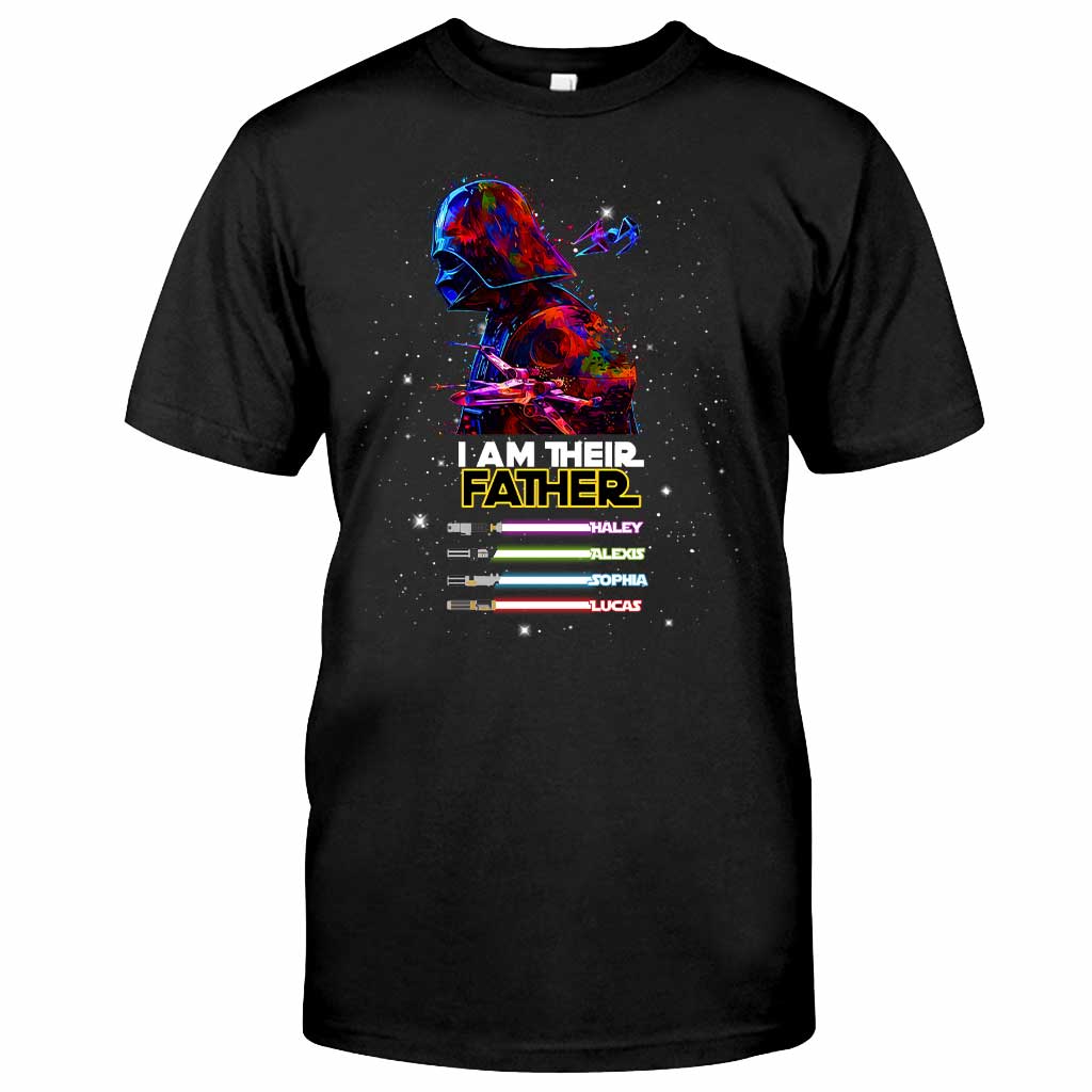 I Am Their Father - Personalized Father's Day The Force T-shirt and Hoodie abtest