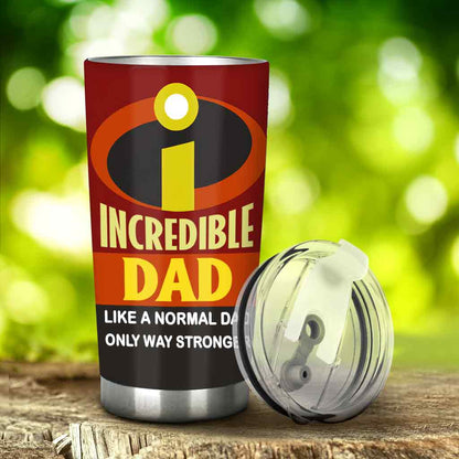 Incredible Dad - Personalized Incredible Family Tumbler