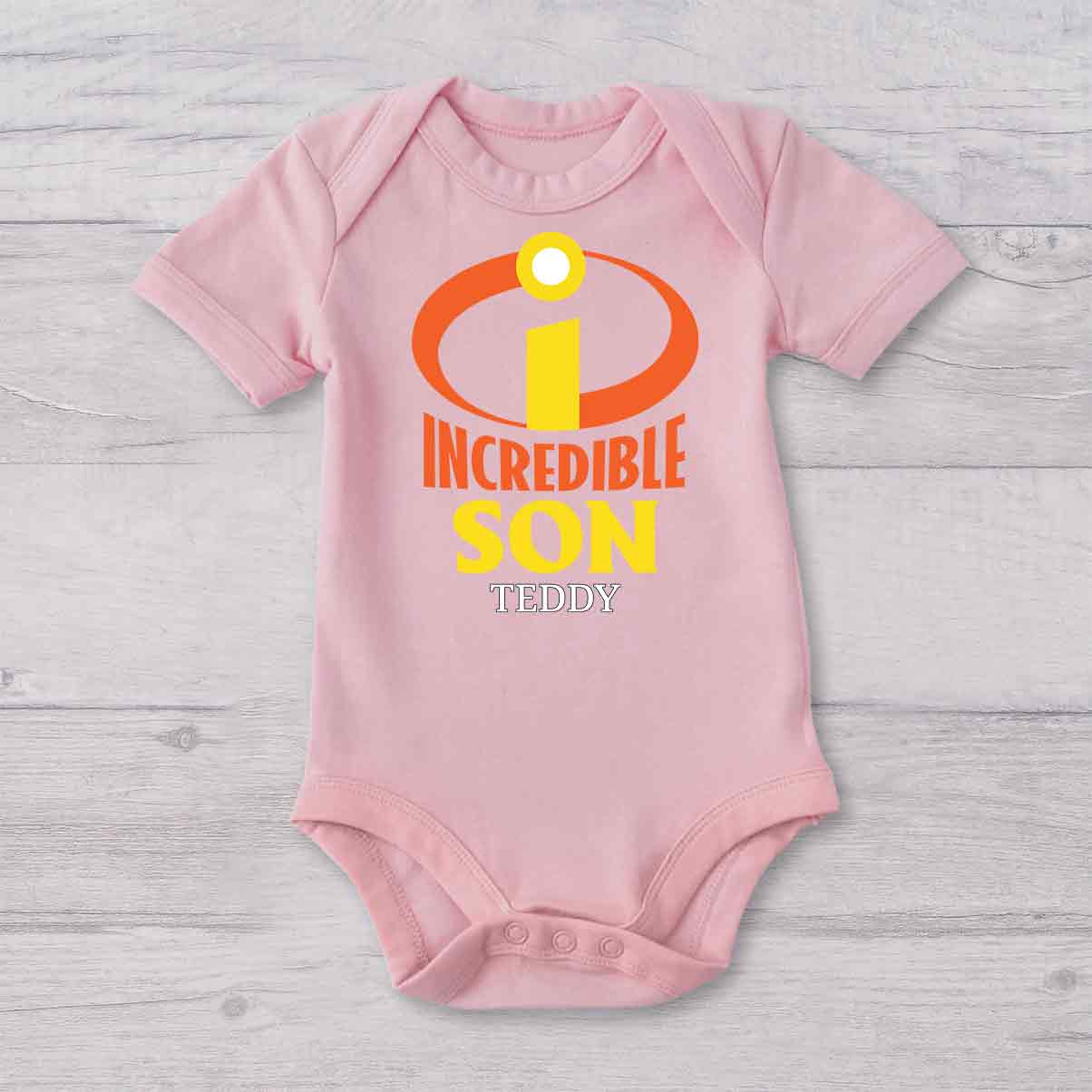 Incredible Dad - Personalized Incredible Family T-shirt And Baby Onesie