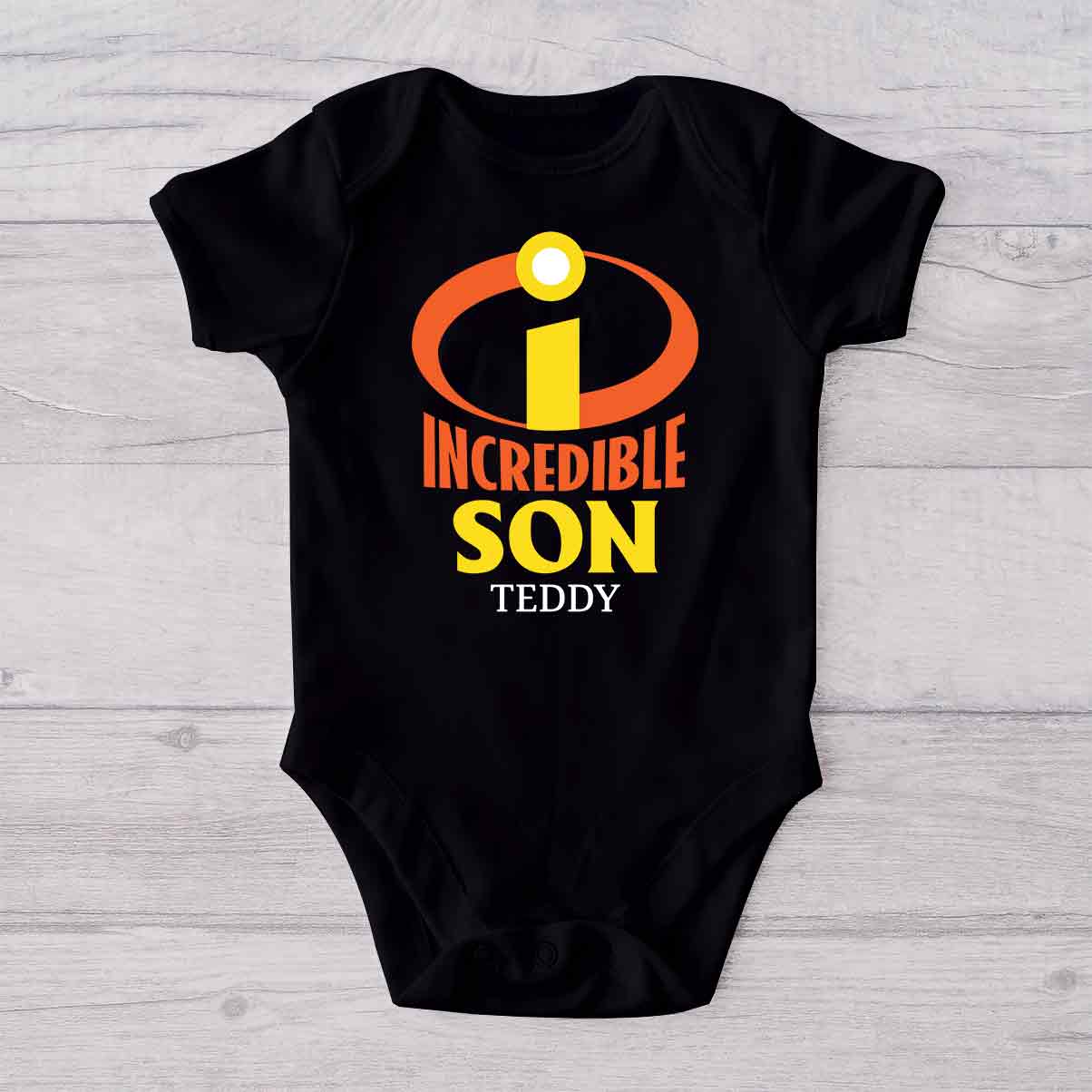 Incredible Dad - Personalized Incredible Family T-shirt And Baby Onesie