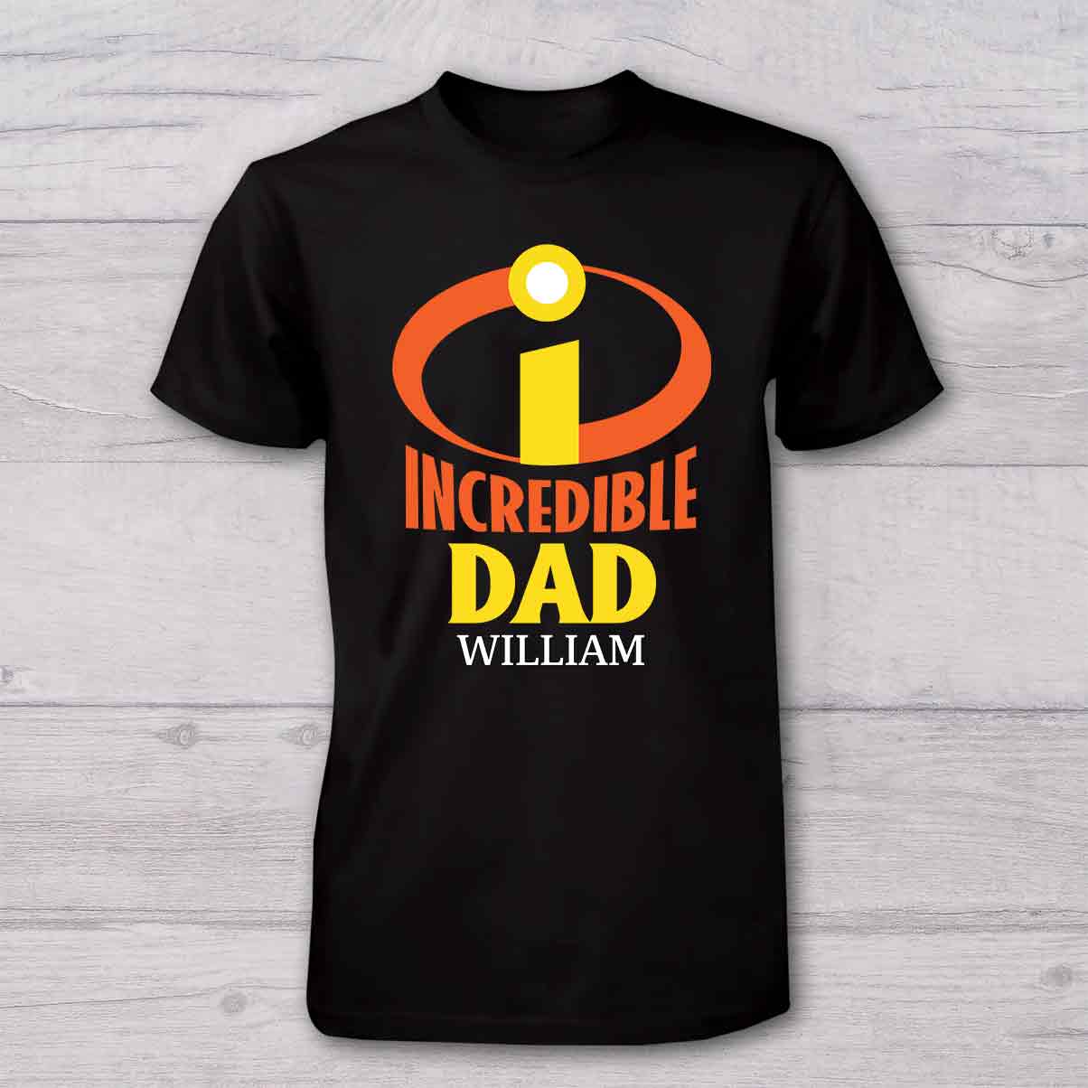 Incredible Dad - Personalized Incredible Family T-shirt And Baby Onesie