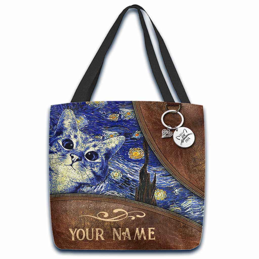 Cat Grandma Personalized  Tote Bag