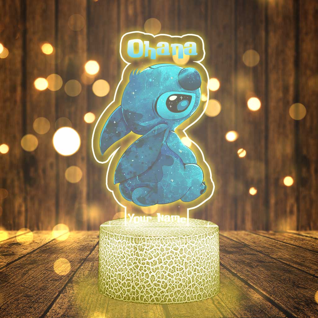 Love Ohana - Personalized Shaped Plaque Light Base