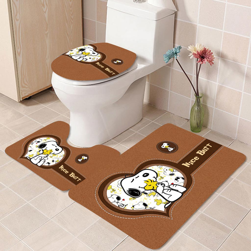 Nice Butt - 3 Pieces Bathroom Mats Set