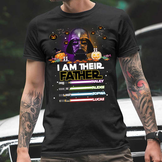 I Am Their Father - Personalized Halloween Father T-shirt and Hoodie