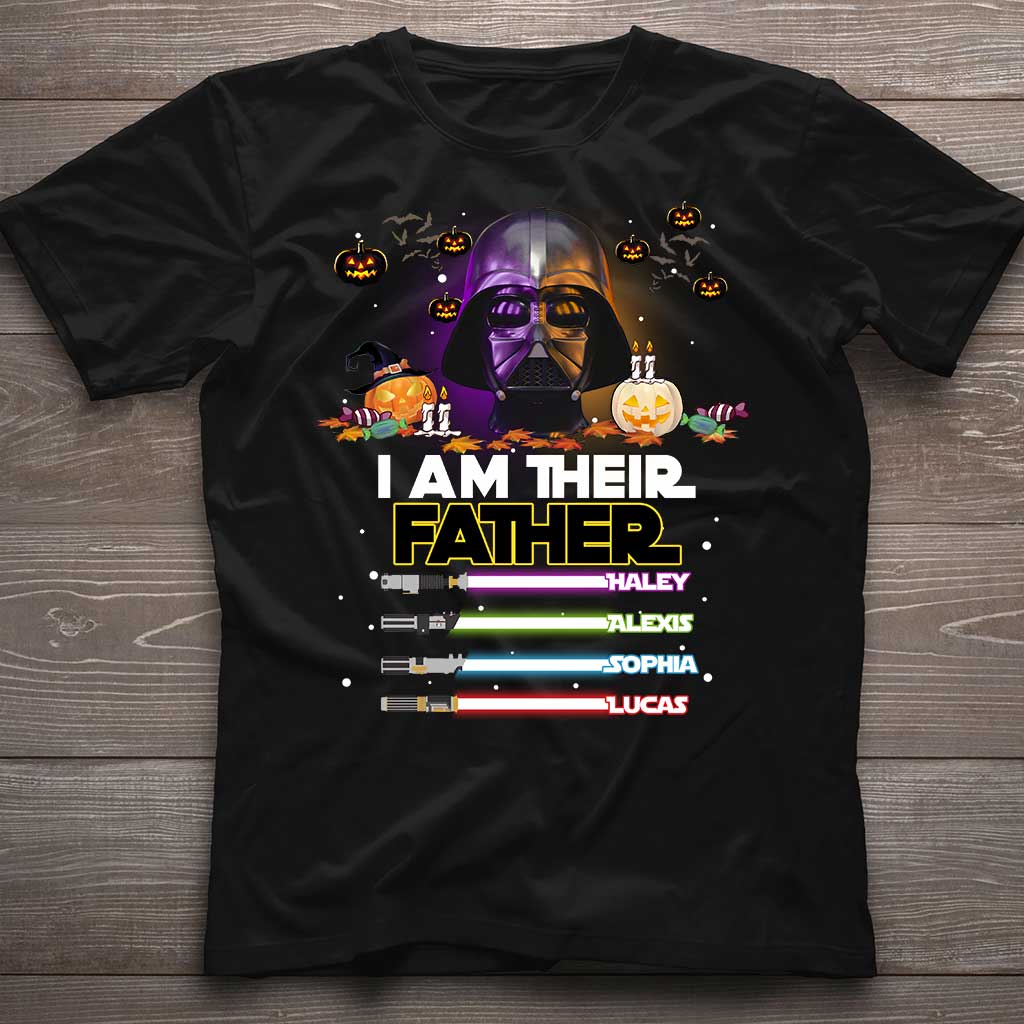 I Am Their Father - Personalized Halloween Father T-shirt and Hoodie