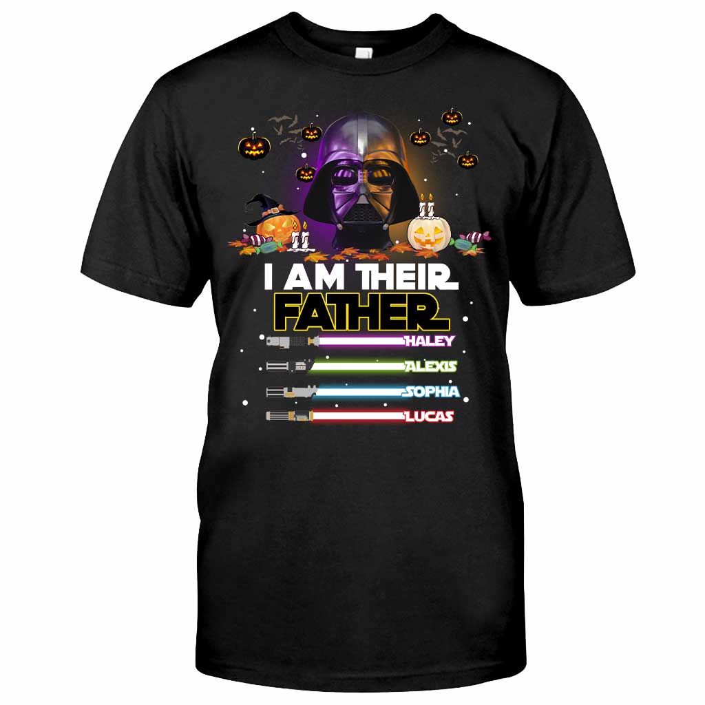 I Am Their Father - Personalized Halloween Father T-shirt and Hoodie