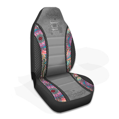 Drive Safe Mandala Pattern - Car Seat Covers 1121