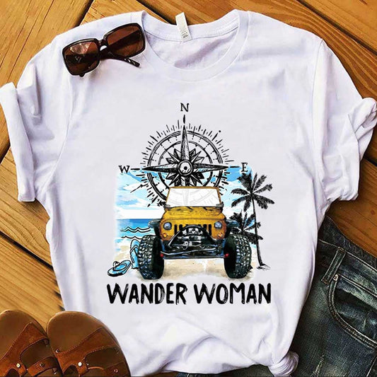 Wander Woman Car - T-shirt and Hoodie 112021