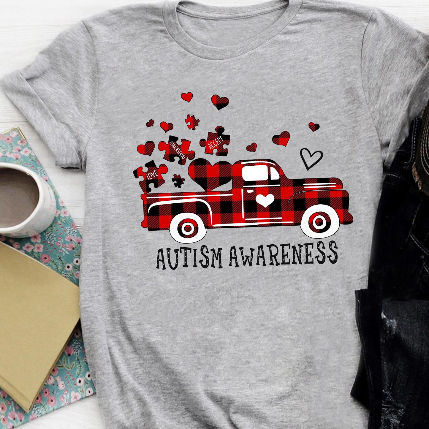 Accept Understand Love - Autism Awareness T-shirt and Hoodie 112021