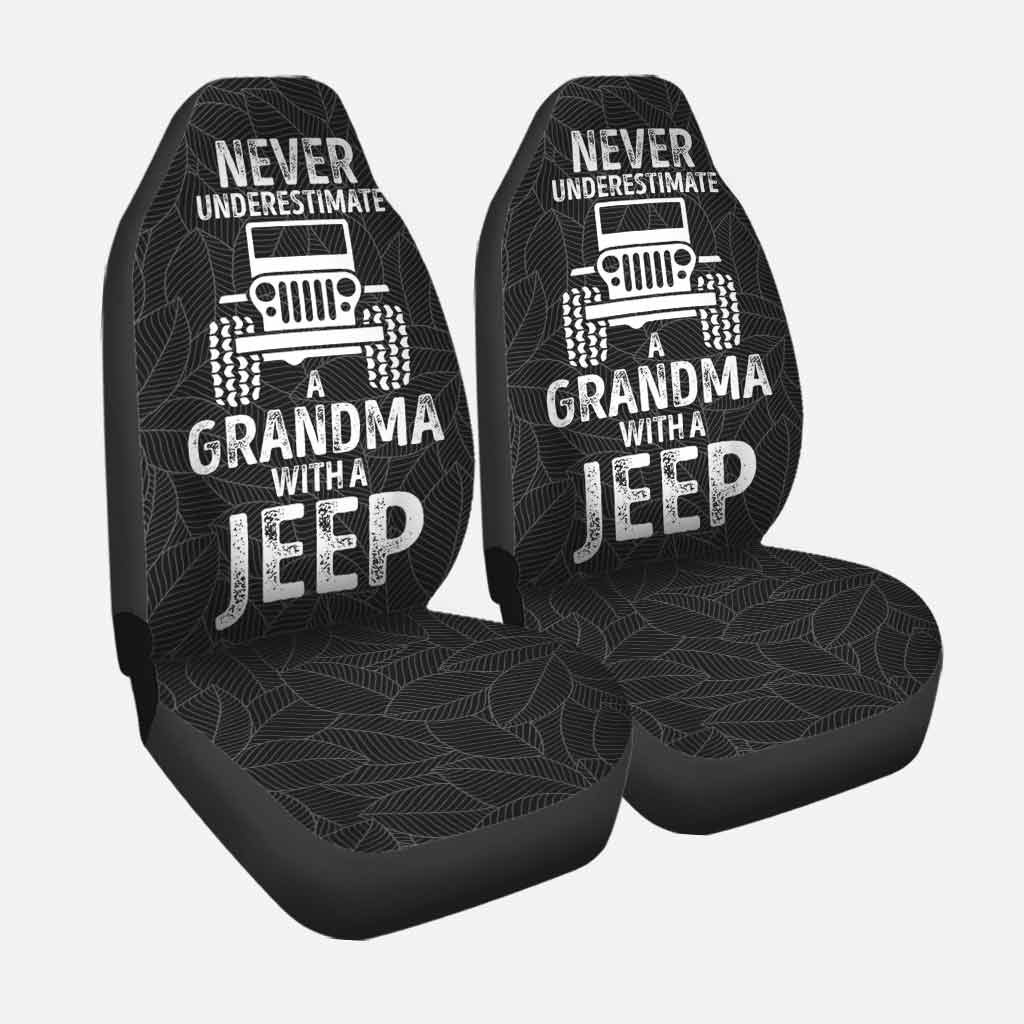 Never Underestimate Old Man With Jp Car - Seat Covers 1121