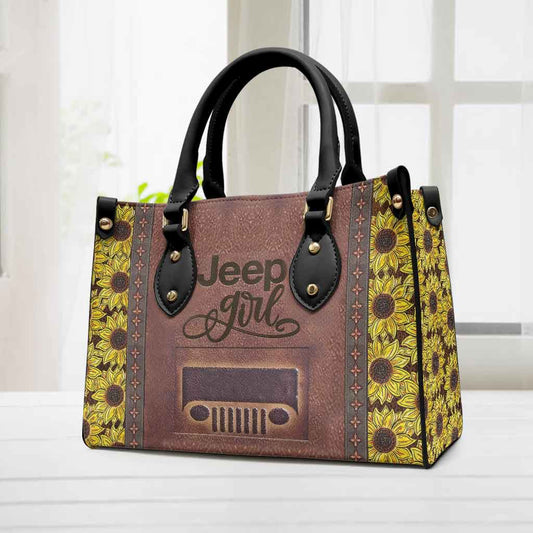 Jp Girl - Sunflower Car Leather Handbag 1121