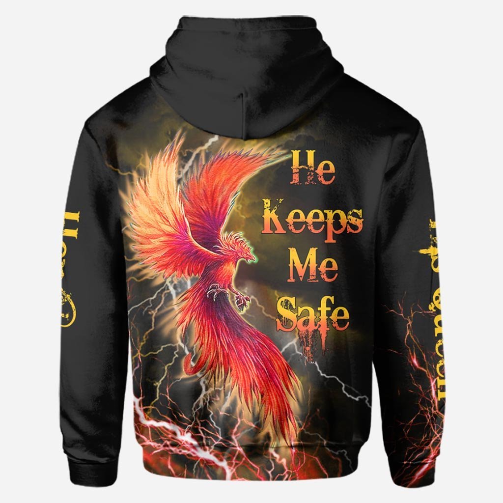 His Queen Her King - Couple Personalized Dragon All Over T-shirt and Hoodie