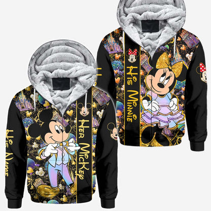 Magic Couple - Personalized Mouse All Over T-shirt and Hoodie