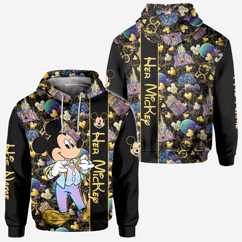 Magic Couple - Personalized Mouse All Over T-shirt and Hoodie