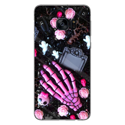 Love Skulls Handmade Decorated Personalized 3D Printed Phone Case