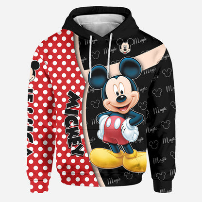 Merry Christmas - Personalized Mouse Hoodie and Leggings