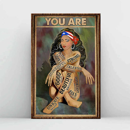 You Are Enough - Puerto Rican Poster