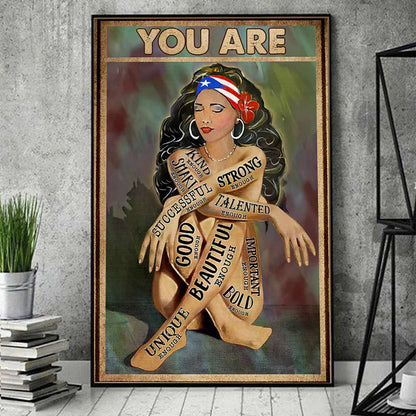 You Are Enough - Puerto Rican Poster