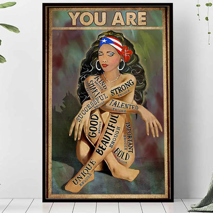 You Are Enough - Puerto Rican Poster